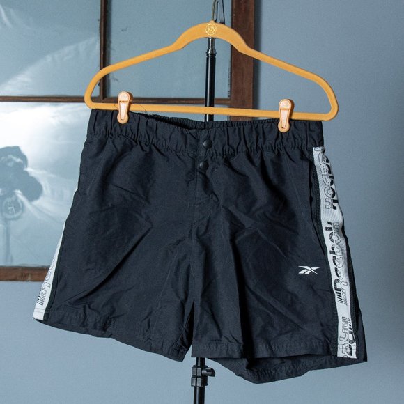 Reebok Other - Vintage '90s Reebok Running Shorts with Logo Side Stripes